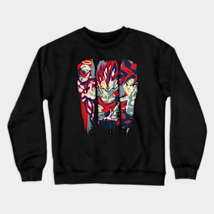 dragon ball frieza vegeta goku Crewneck Sweatshirt